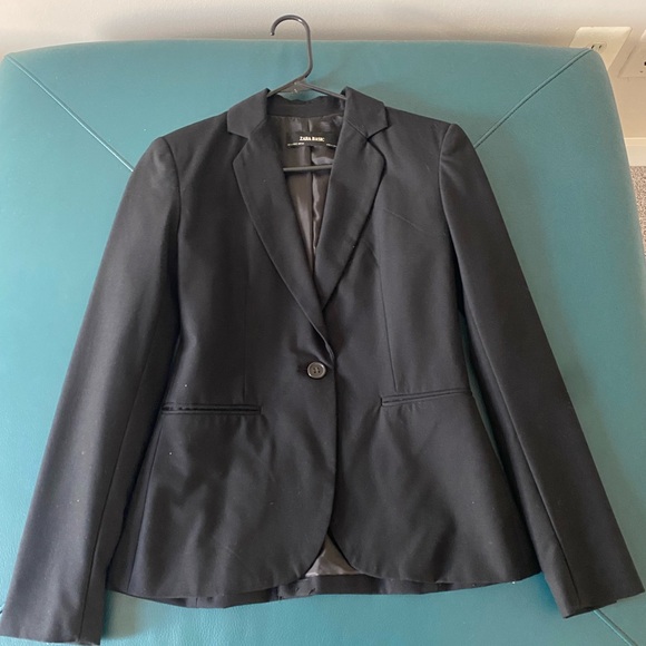 Zara Basic Black Blazer - Picture 3 of 3